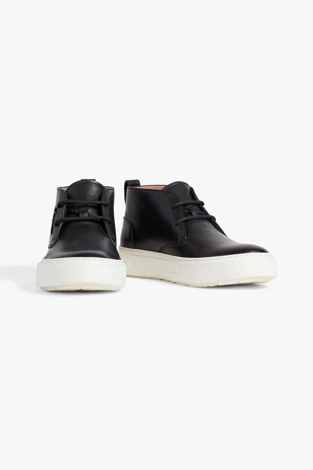 FERRAGAMO Montgomery leather desert boots