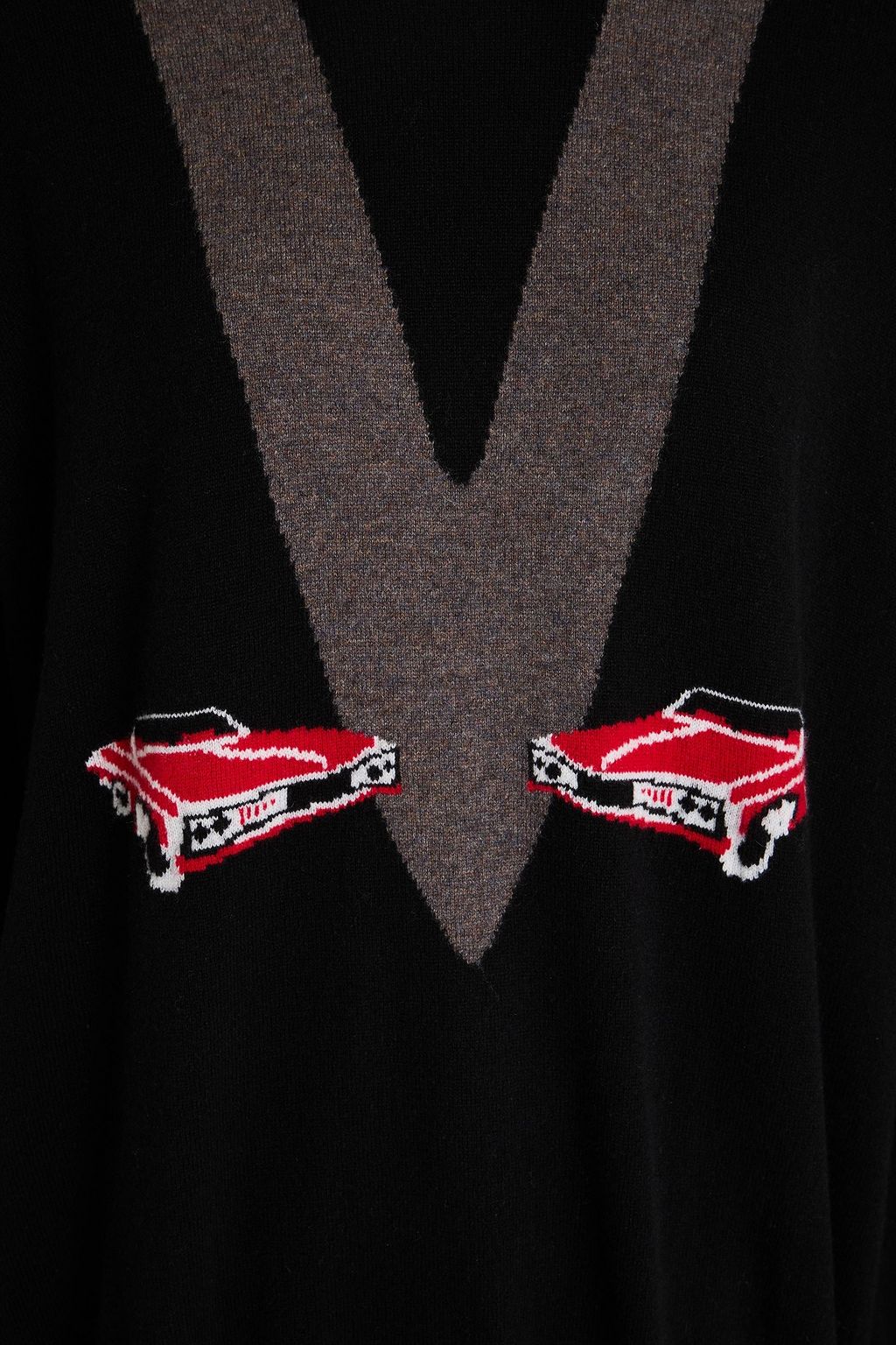 KHAITE Esmal intarsia cashmere turtleneck sweater