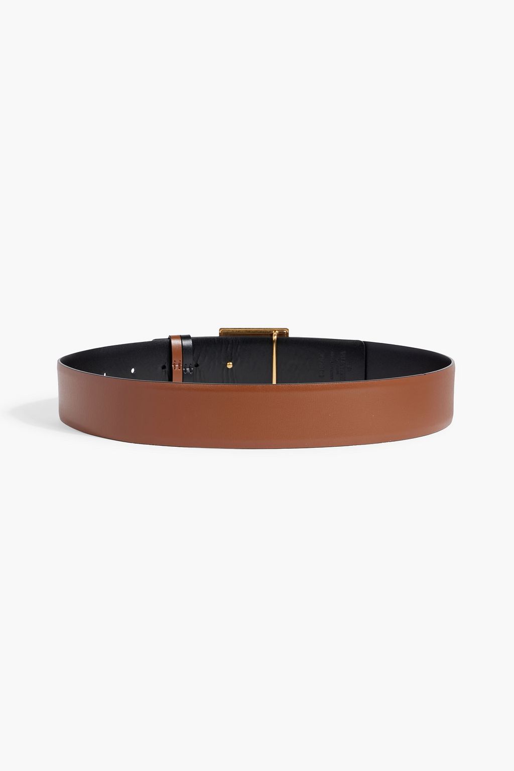 VALENTINO GARAVANI One Stud reversible leather belt