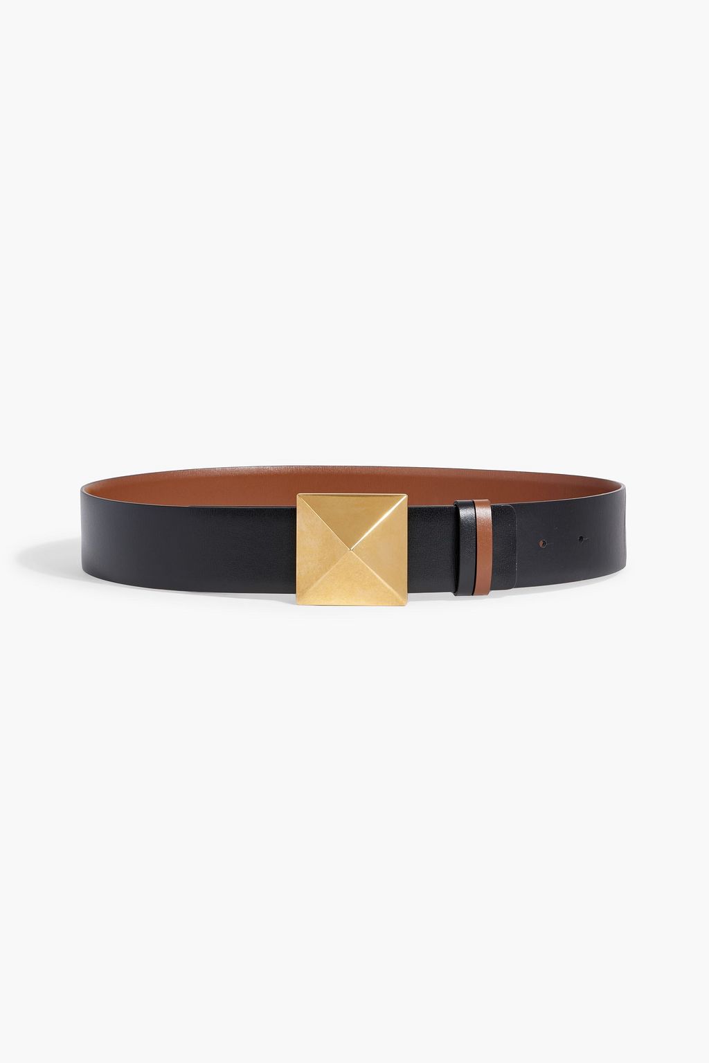 VALENTINO GARAVANI One Stud reversible leather belt
