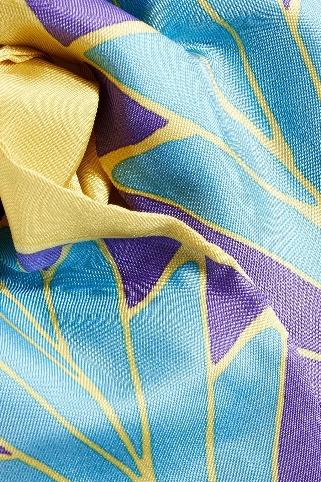 VALENTINO GARAVANI Knotted printed silk-twill hairband