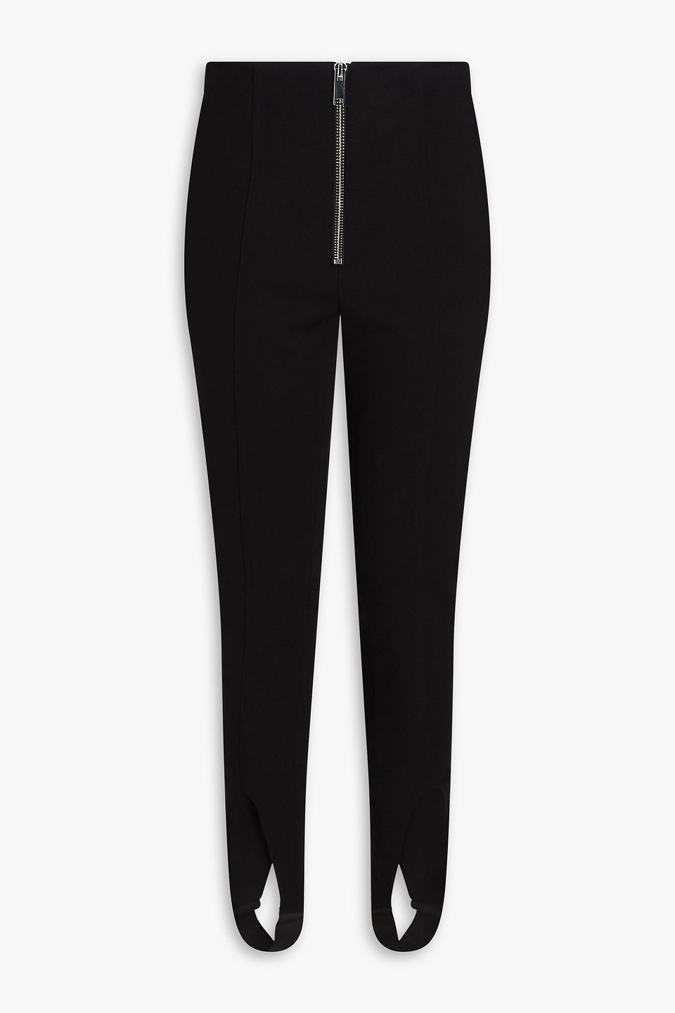 Khaite Ezra Crepe Skinny Trousers In Schwarz