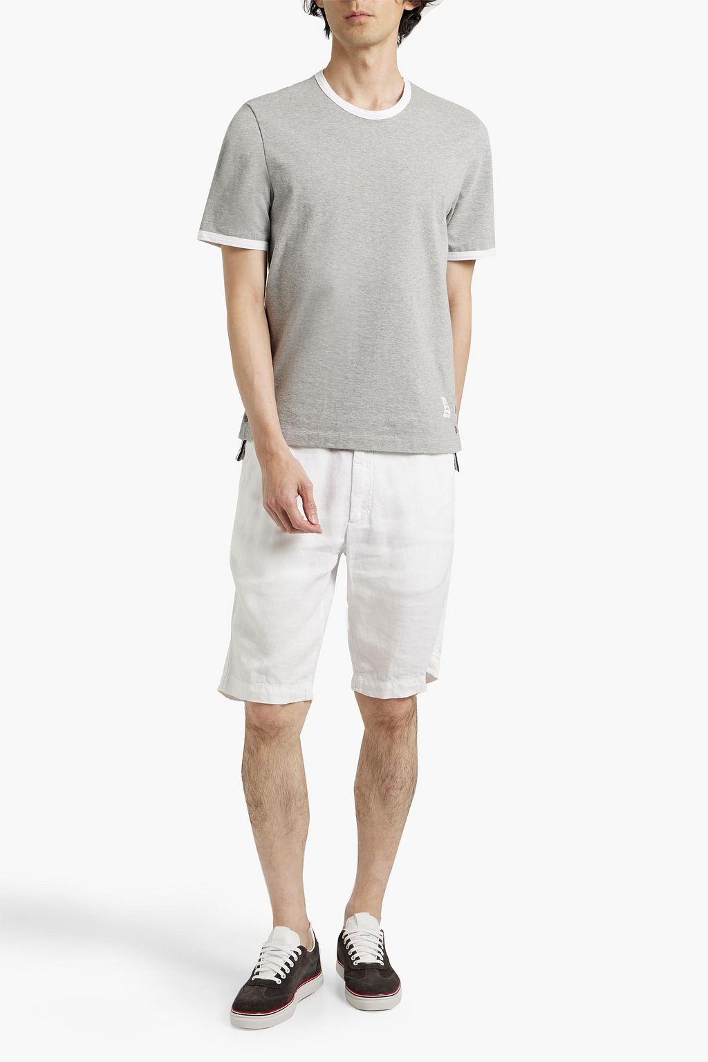 THOM BROWNE Cotton-jersey T-shirt