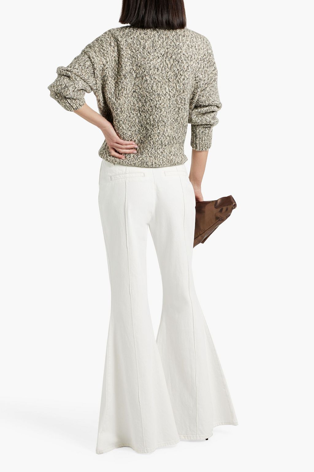 FRAME High-rise flared jeans