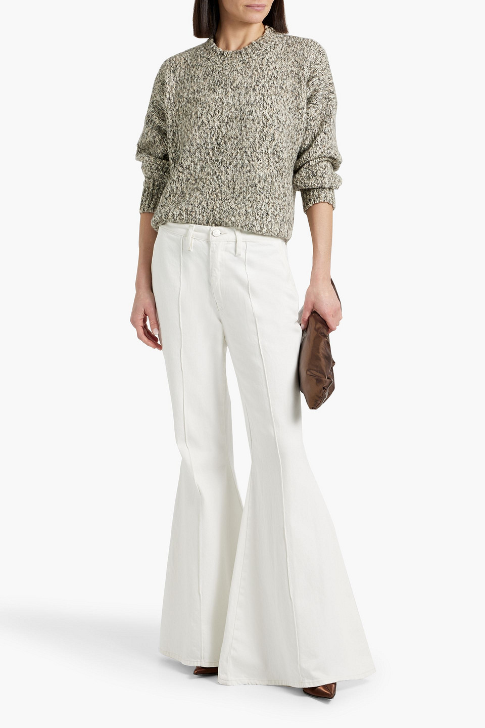FRAME HIGH-RISE FLARED JEANS