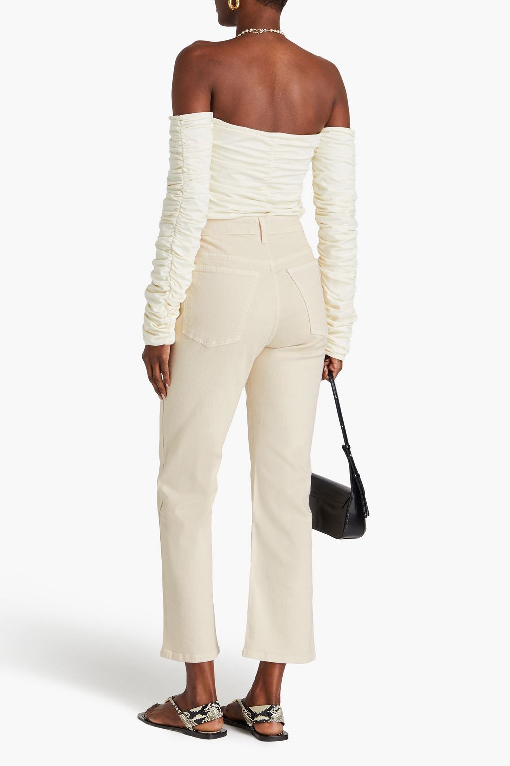 KHAITE Vivian high-rise bootcut jeans
