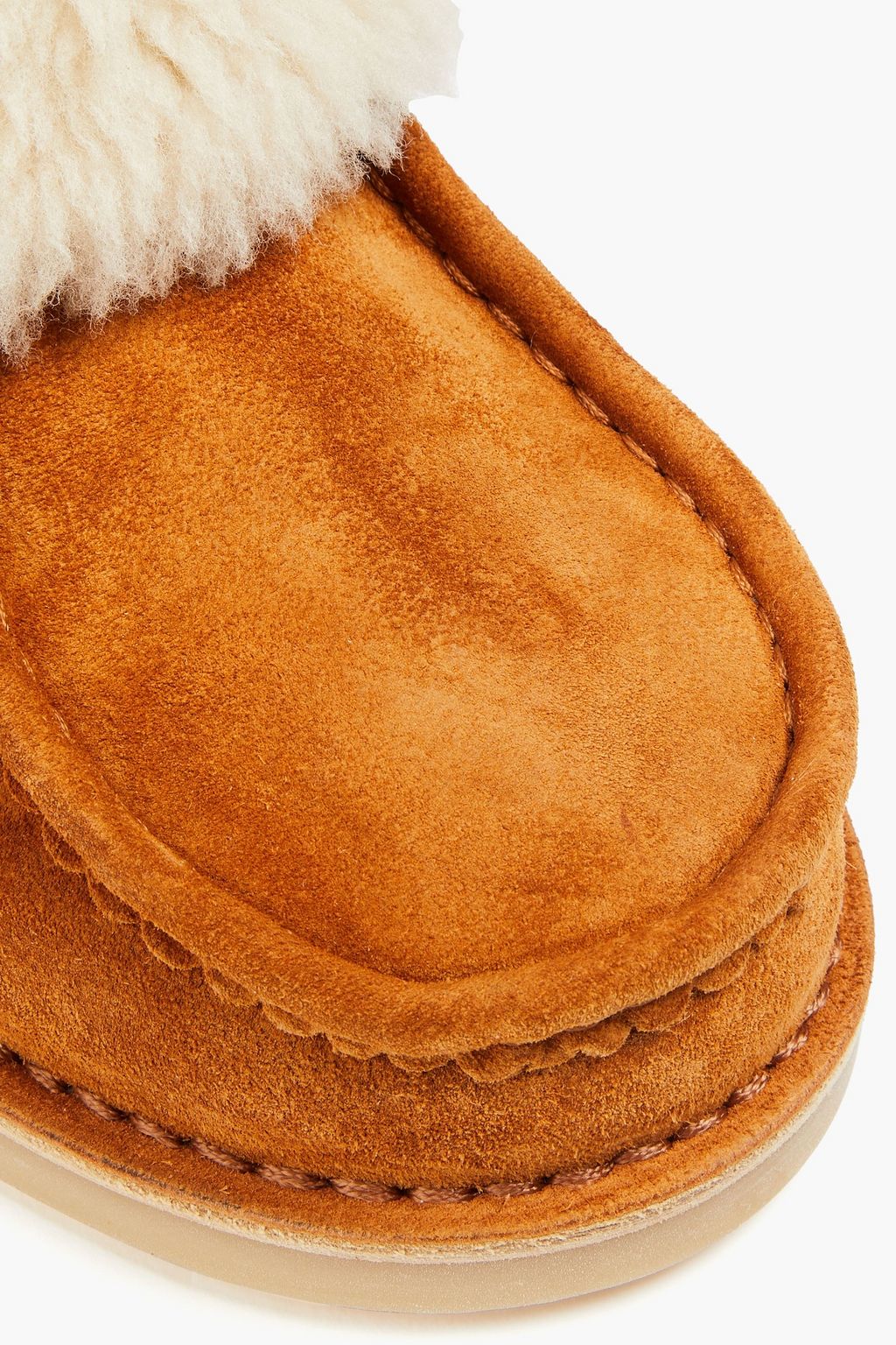 CHLOÉ Jesse shearling-lined suede ankle boots