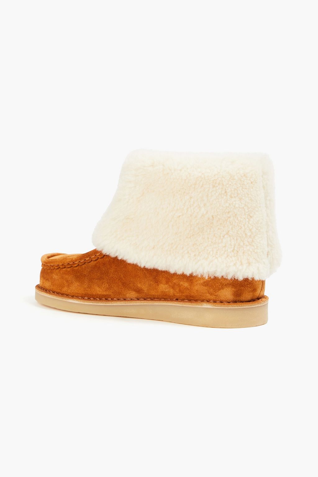 CHLOÉ Jesse shearling-lined suede ankle boots