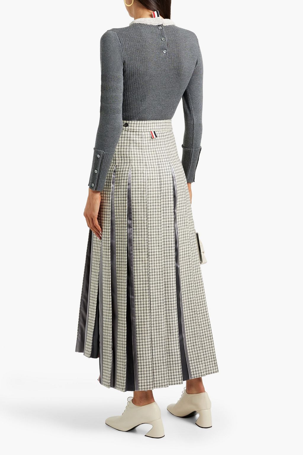THOM BROWNE Embellished wool sweater