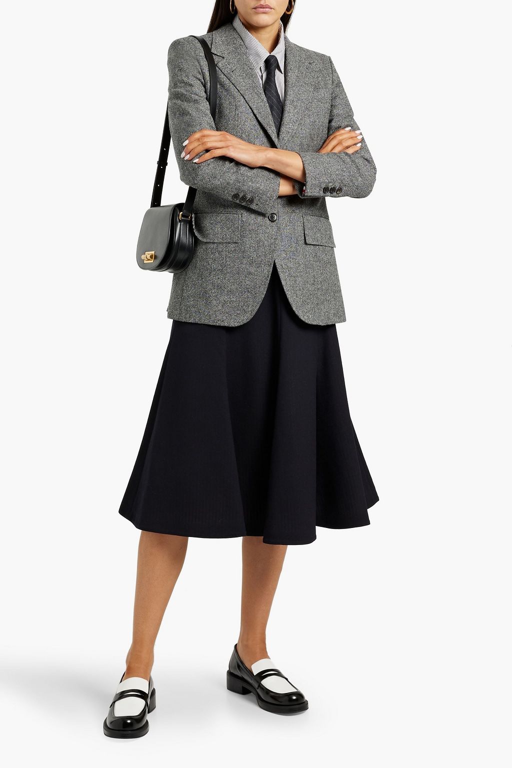 THOM BROWNE Wool-tweed blazer