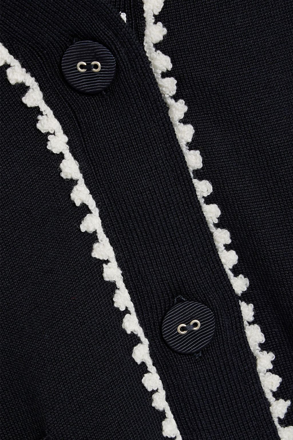 THOM BROWNE Silk and cotton-blend cardigan