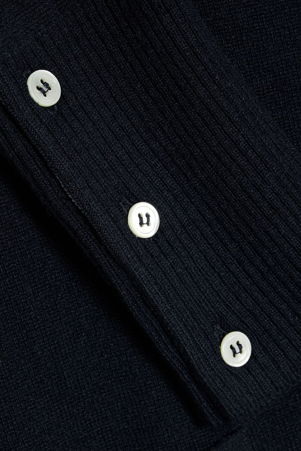 THOM BROWNE Striped cashmere cardigan