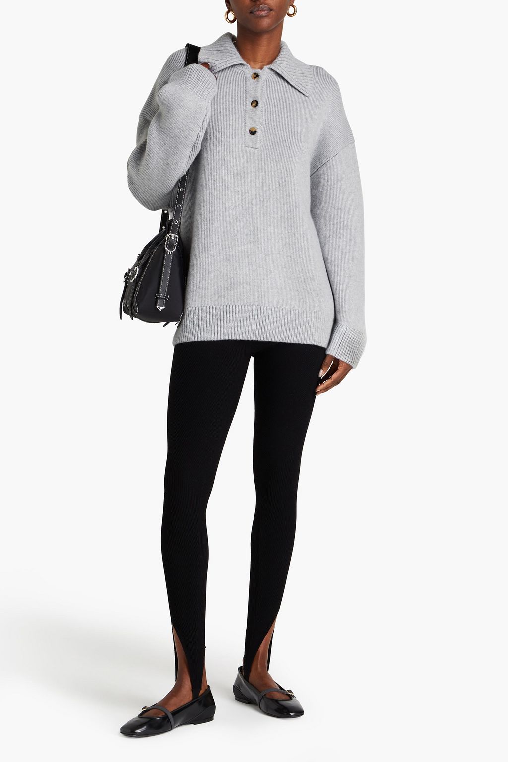 KHAITE Bristol Pullover aus einer Kaschmirmischung mit Polokragen