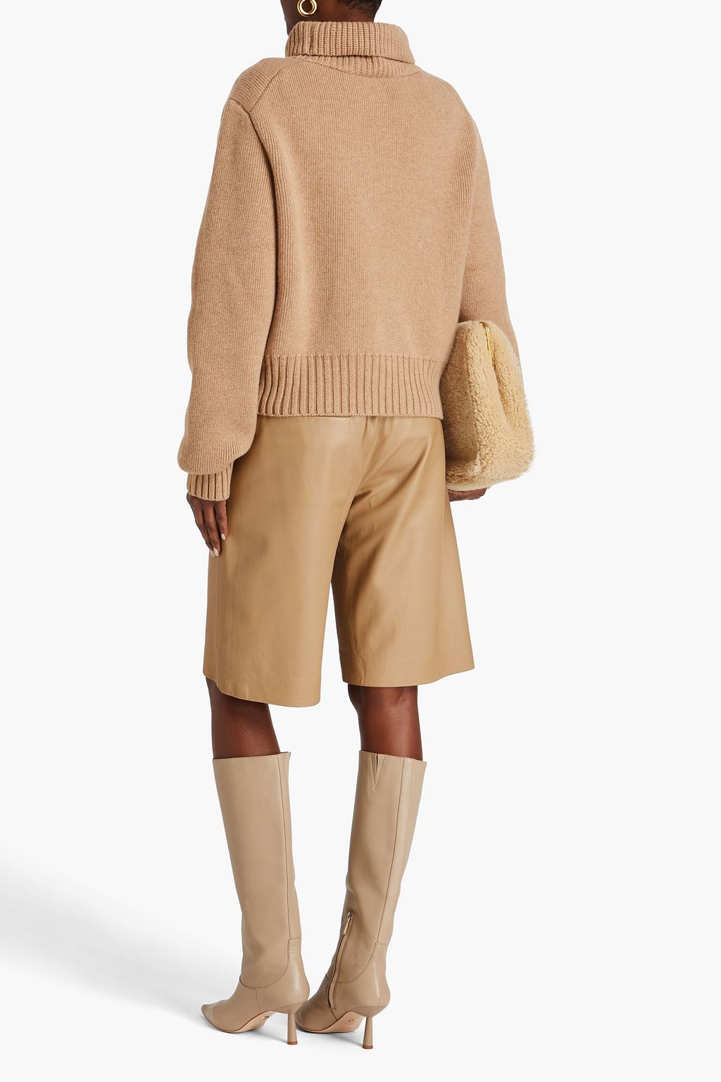 KHAITE Jovie cashmere-blend turtleneck sweater