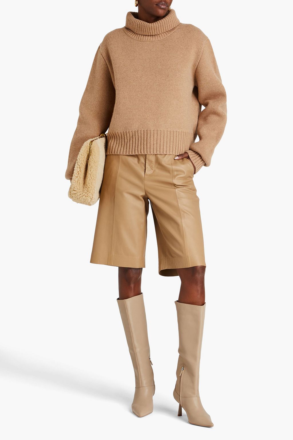 KHAITE Jovie cashmere-blend turtleneck sweater