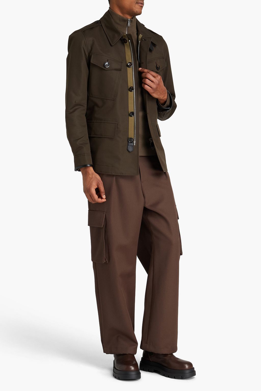 TOM FORD Cotton-blend field jacket