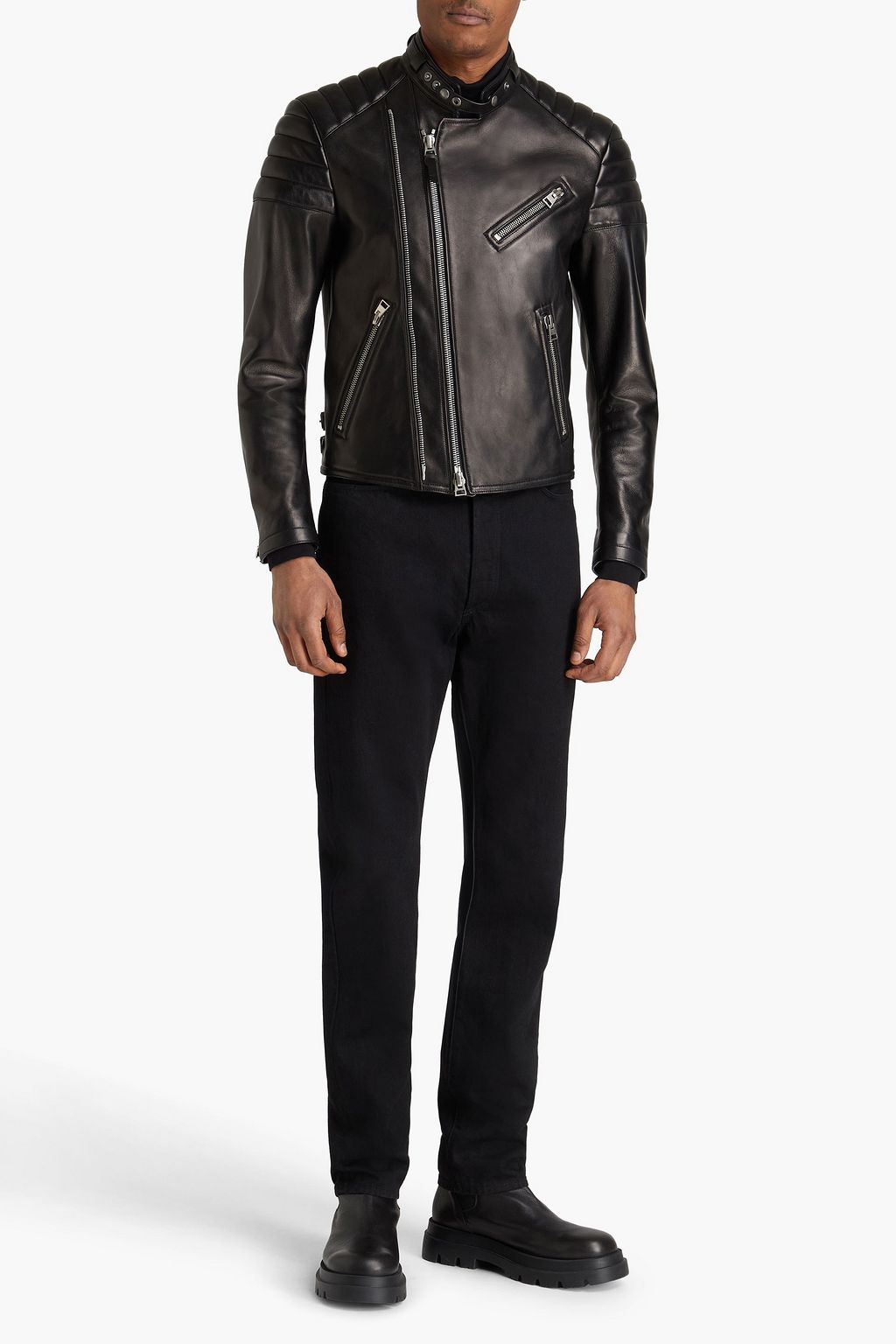 TOM FORD Leather biker jacket