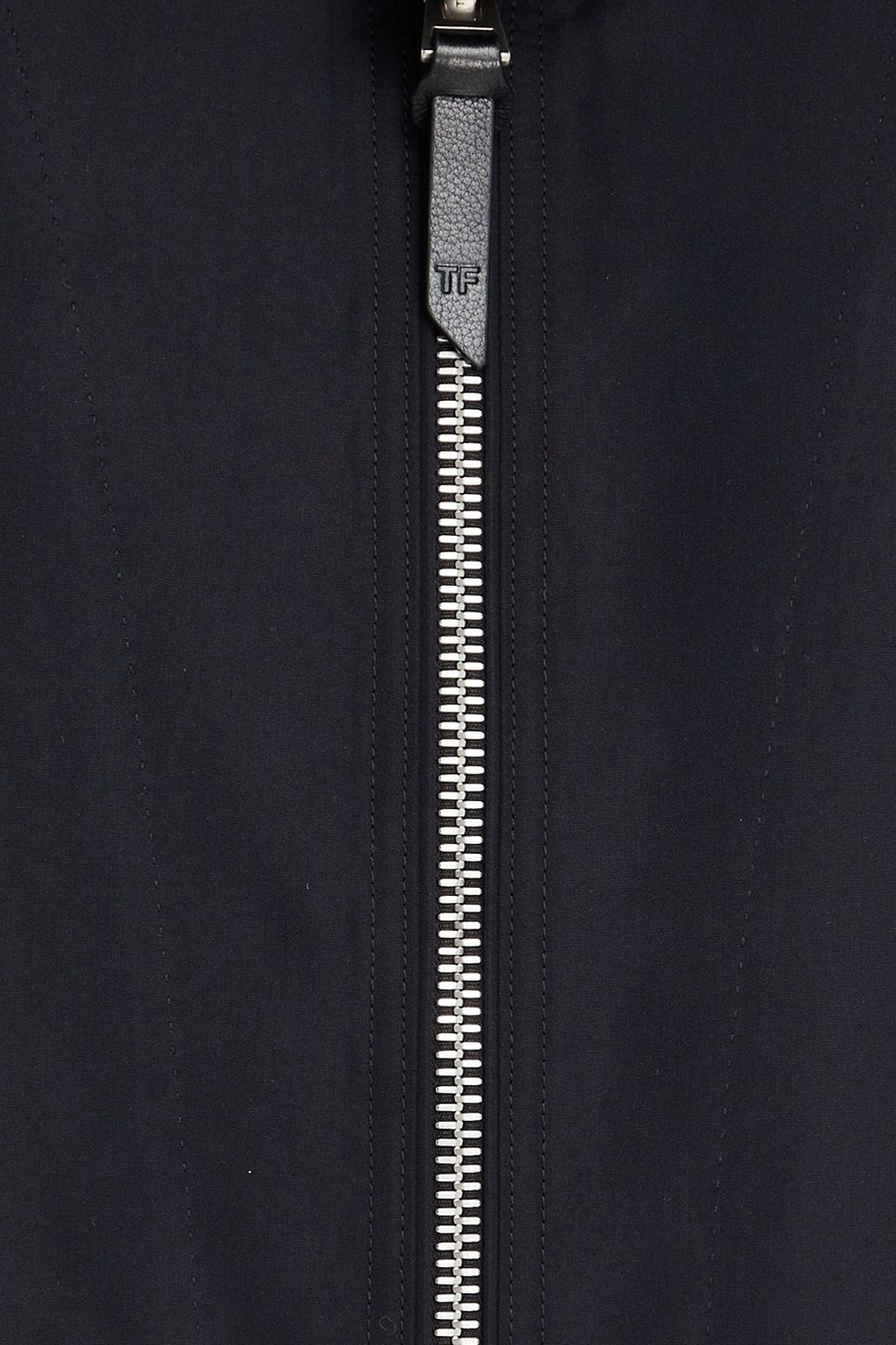 TOM FORD Cotton and silk-blend bomber jacket