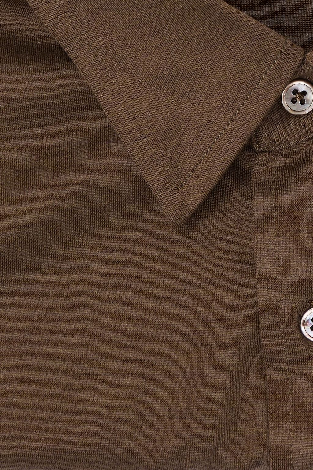TOM FORD Silk and cotton-blend jersey shirt