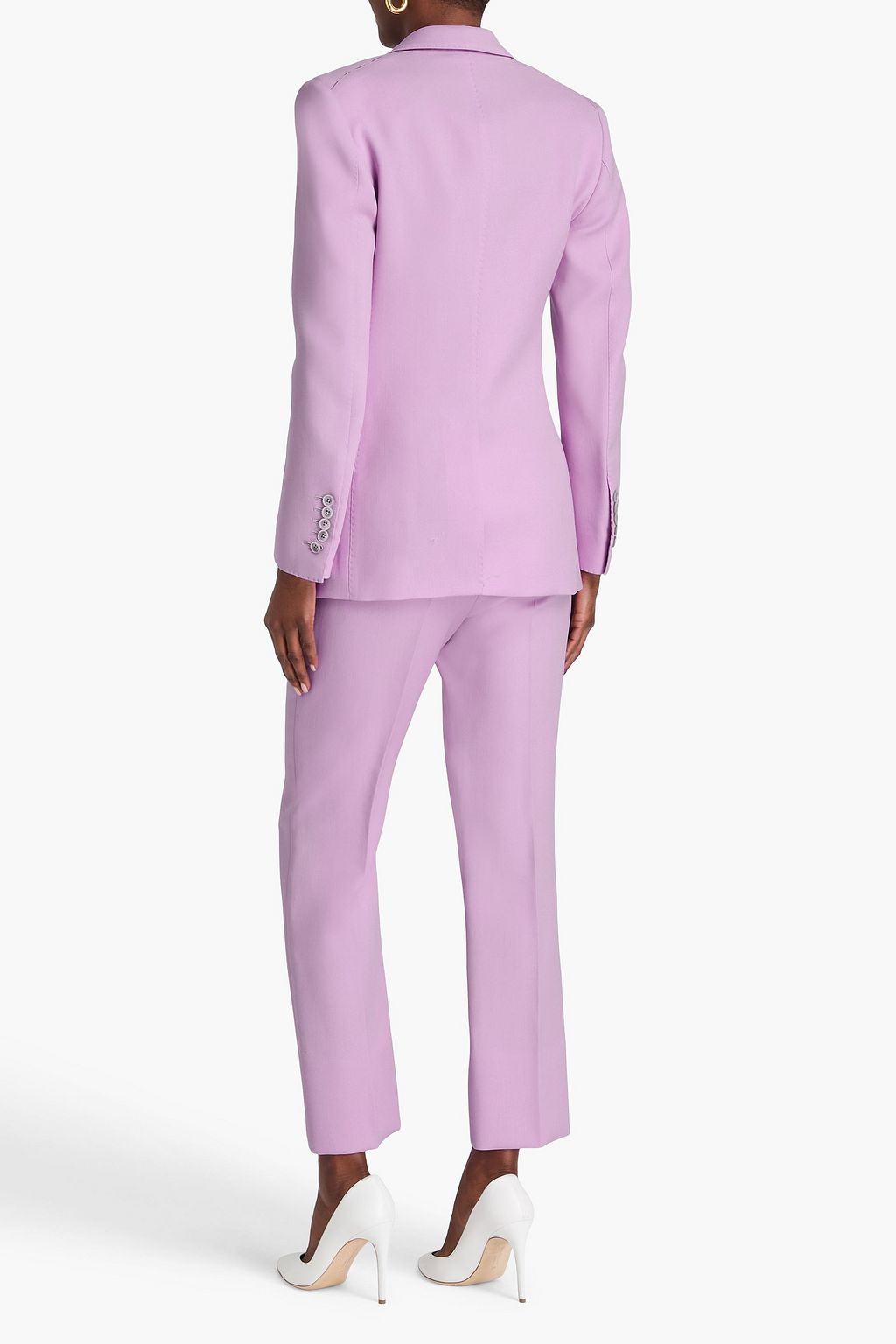 TOM FORD Double-breasted wool and silk-blend twill blazer