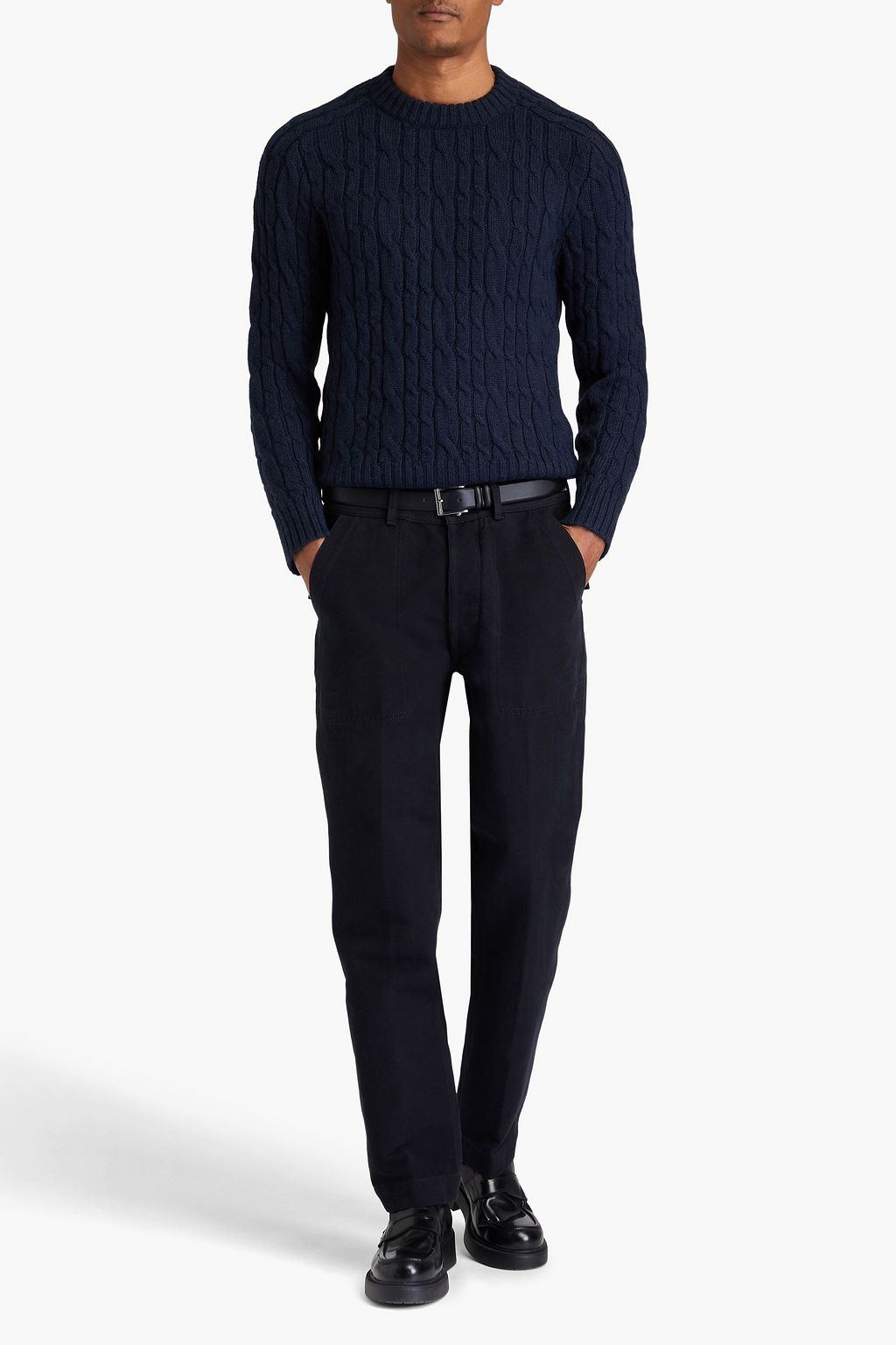 TOM FORD Cable-knit alpaca sweater