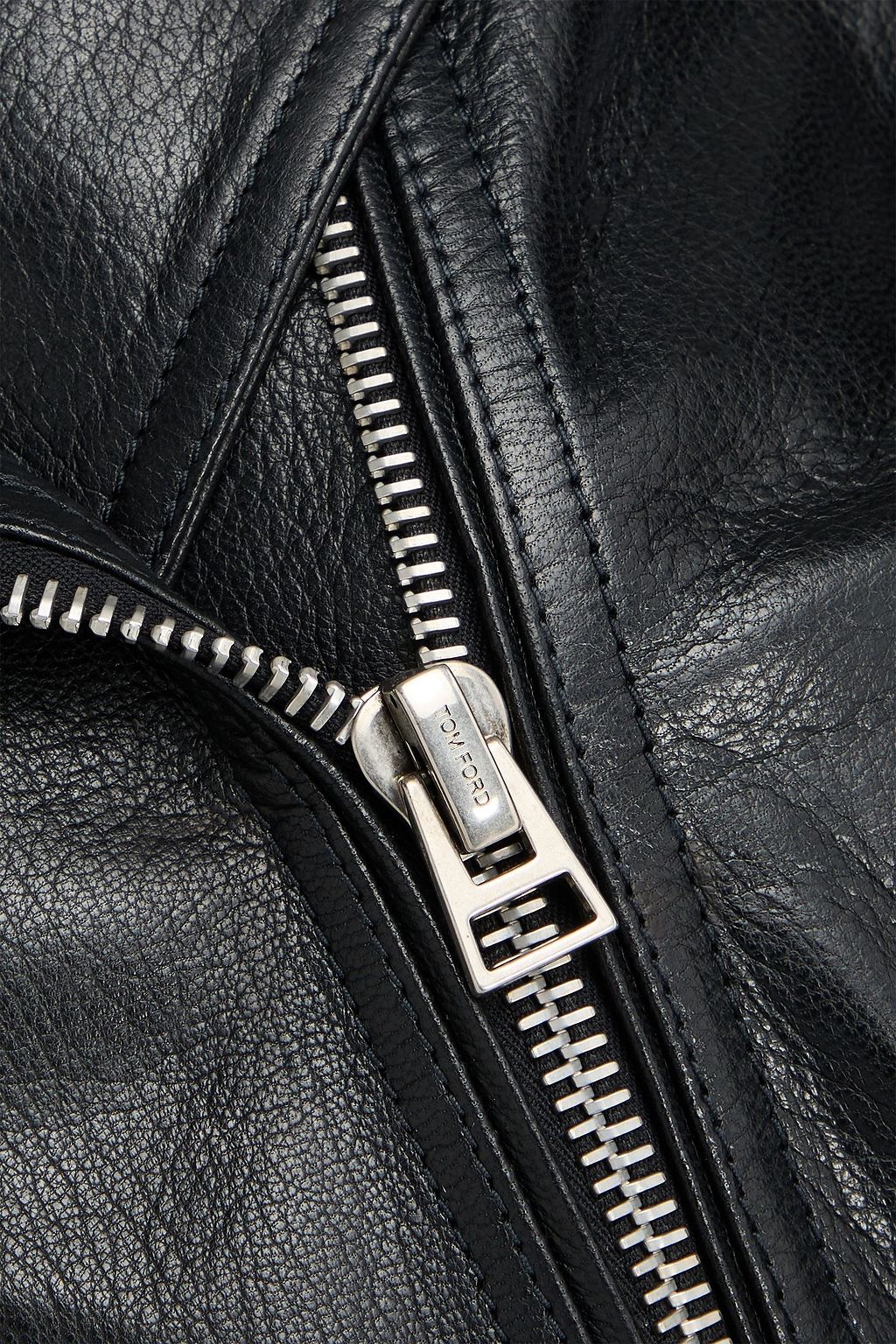 TOM FORD Leather biker jacket