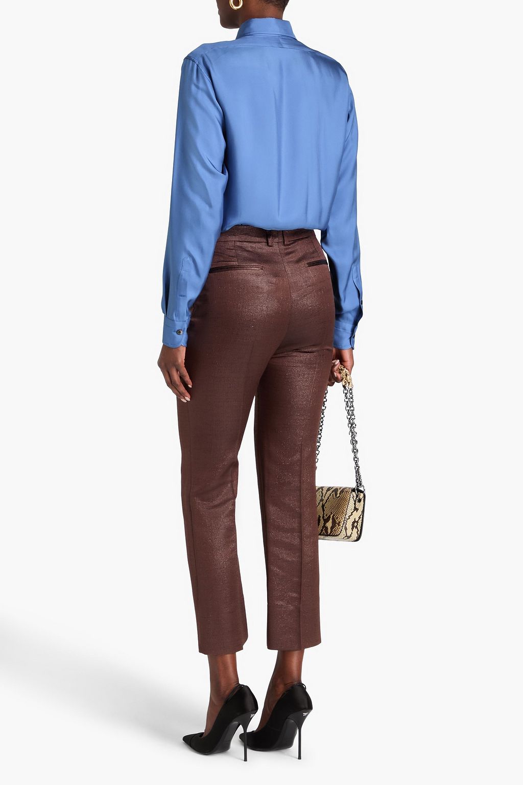 TOM FORD Hemd aus Twill mit Biesen