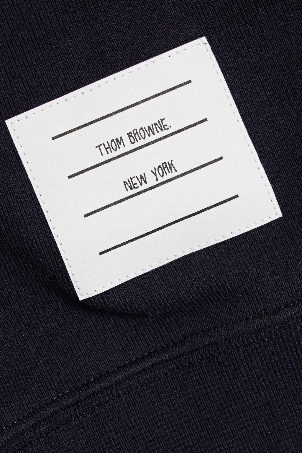 THOM BROWNE French cotton-terry sweatshirt