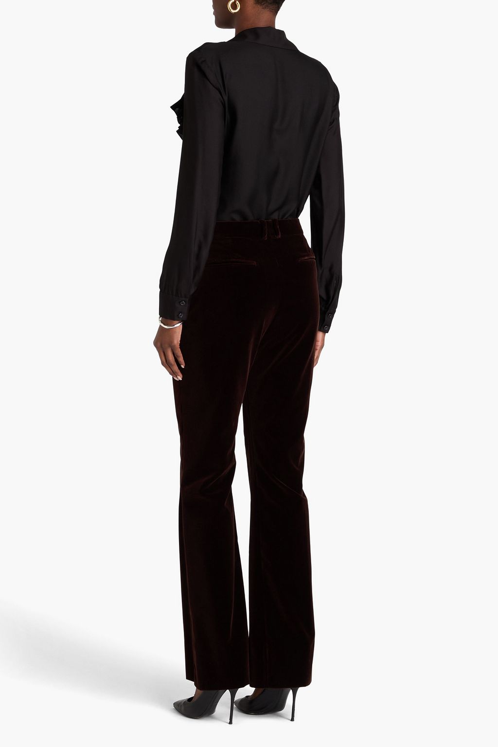 TOM FORD Cotton-velvet flared pants