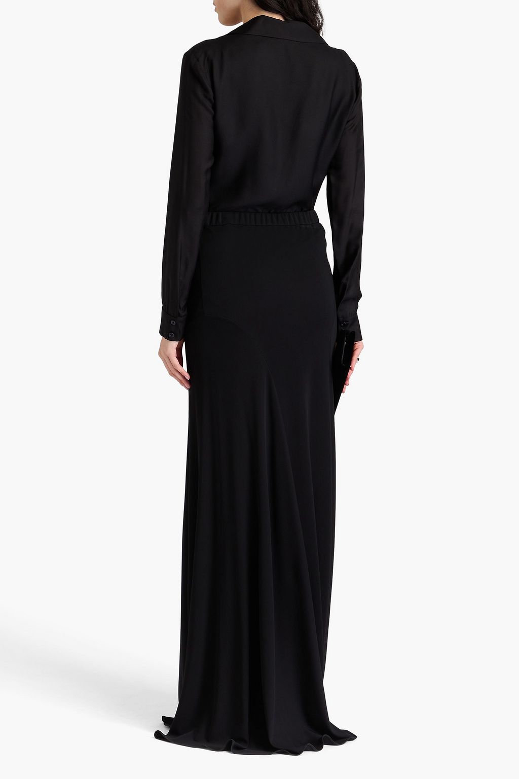 TOM FORD تنورة طويلة من الكريب