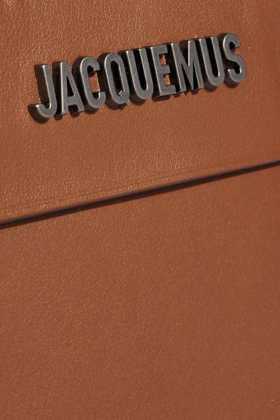 Jacquemus Le Porte Poche Meunier Leather Wallet In Light Brown