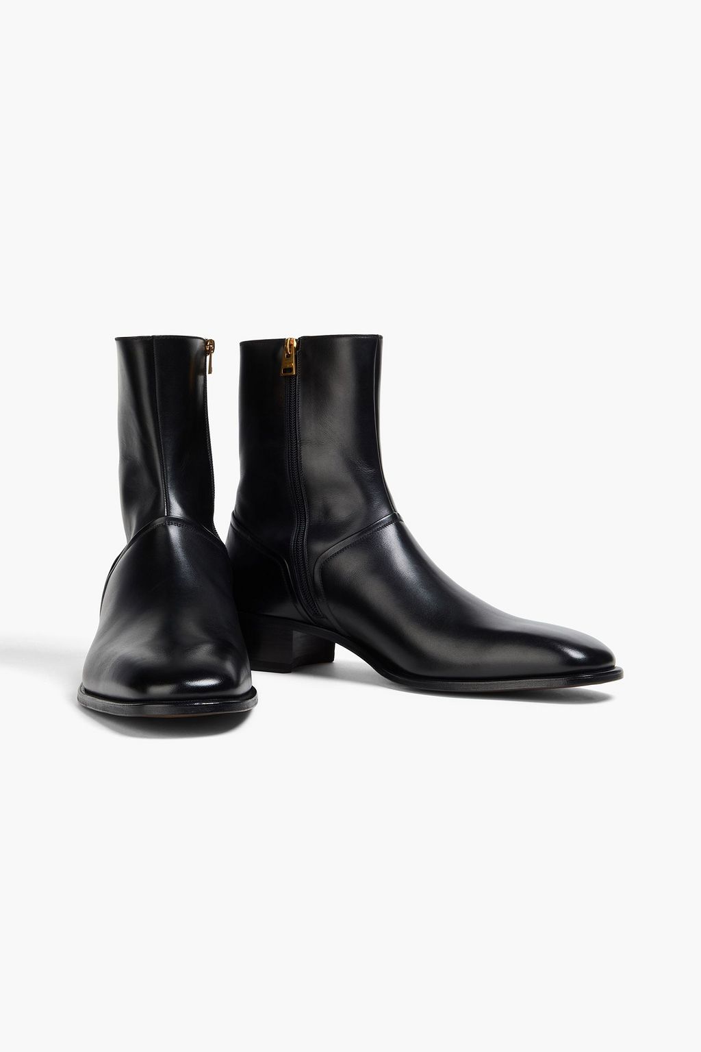 TOM FORD 가죽 앵클 부츠