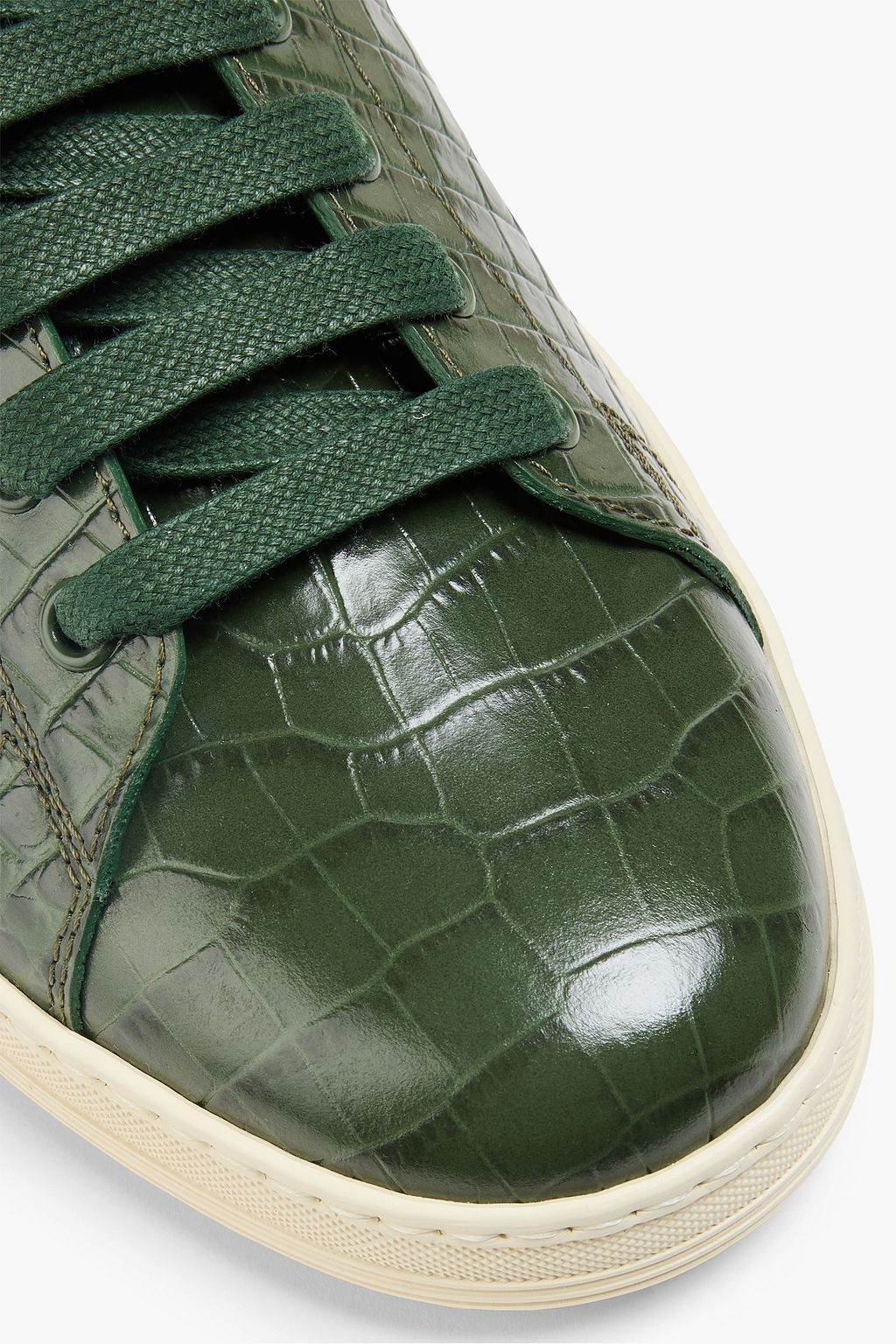 TOM FORD Sneakers aus Leder mit Krokodileffekt