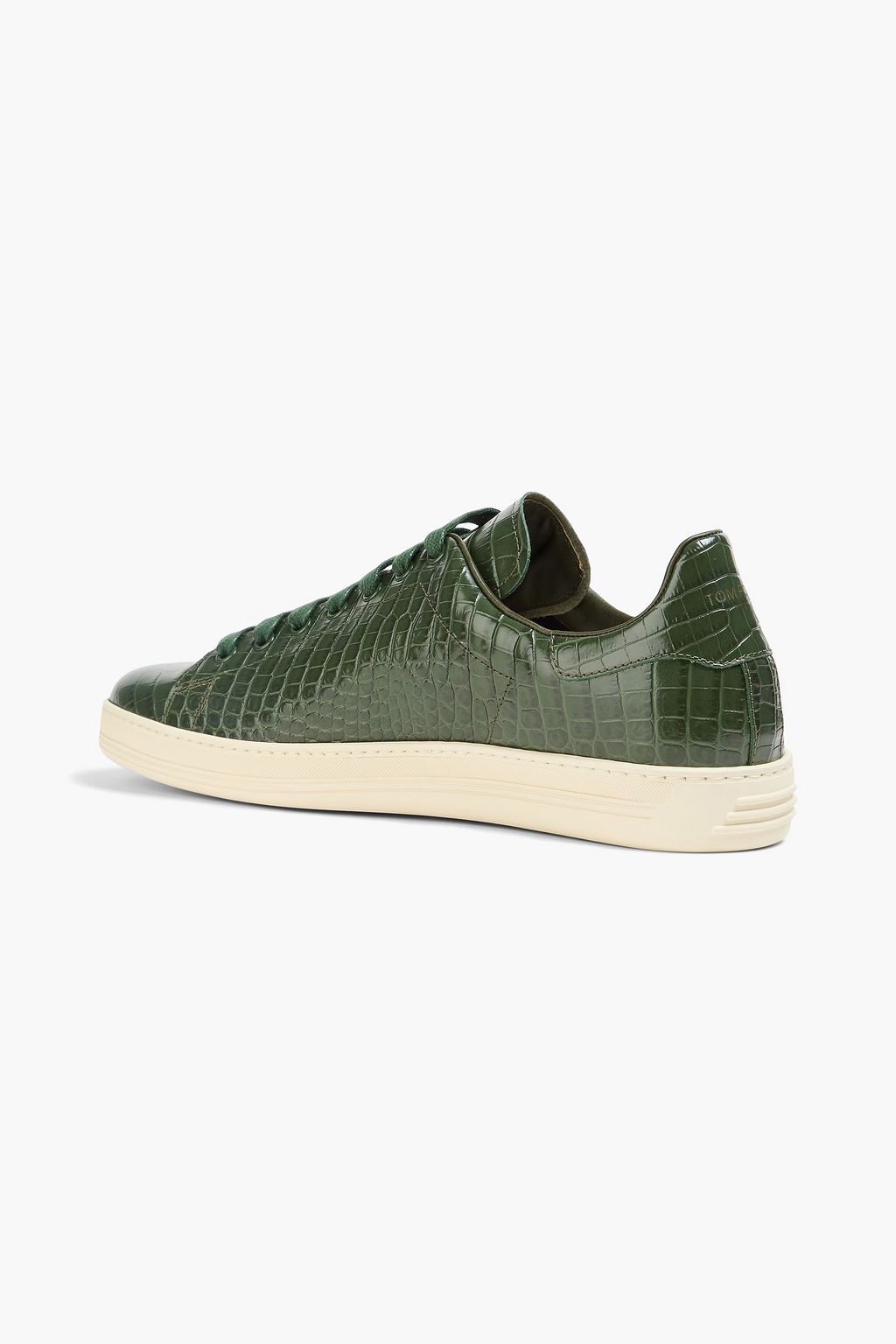 TOM FORD Sneakers aus Leder mit Krokodileffekt