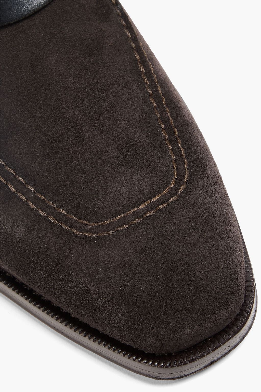 TOM FORD Suede penny loafers