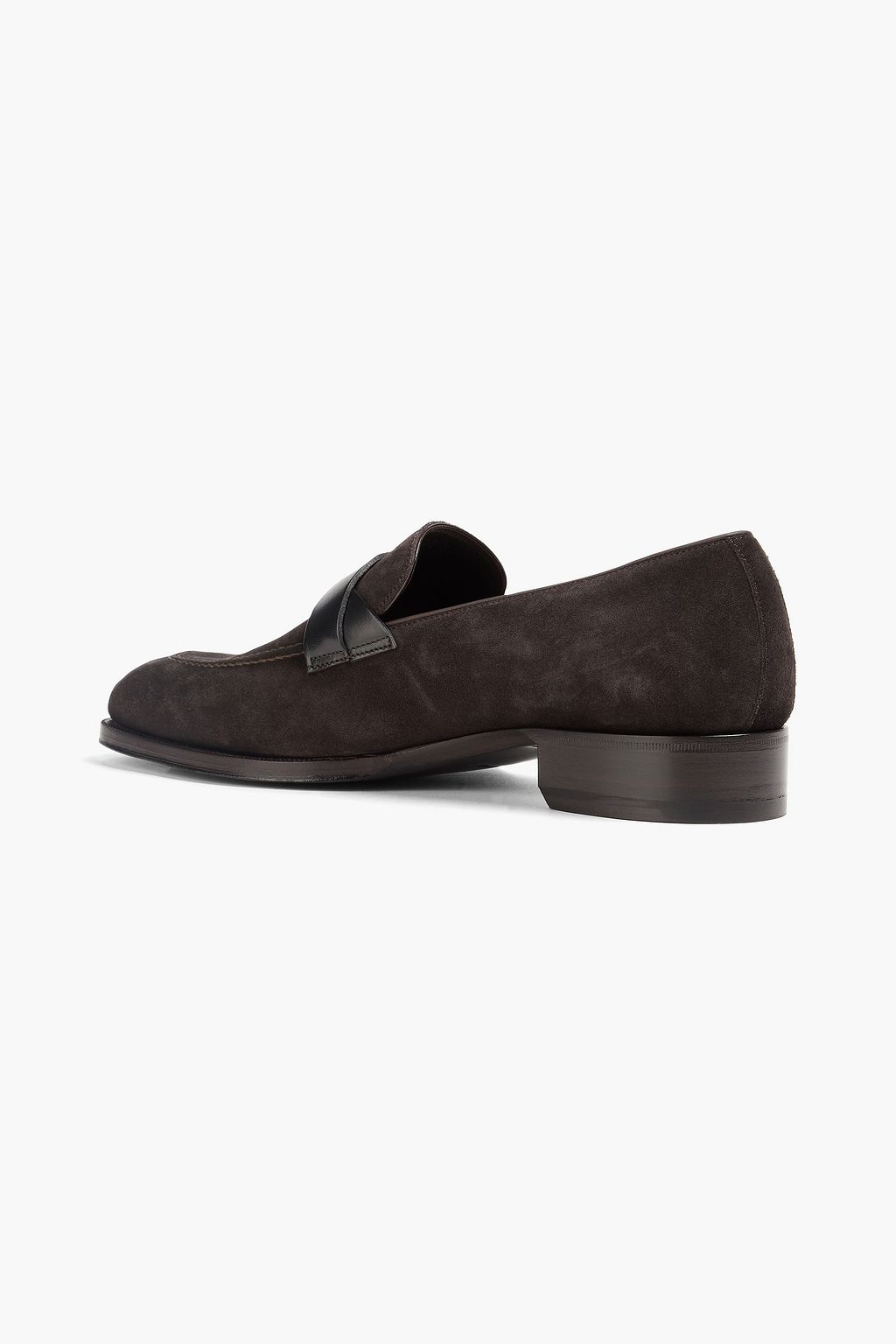 TOM FORD Suede penny loafers