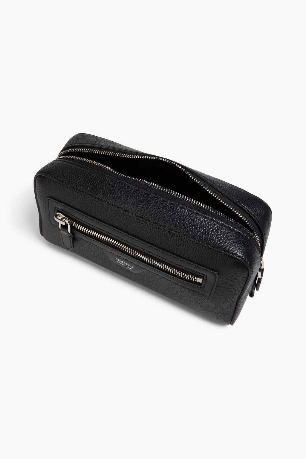 TOM FORD Pebbled-leather wash bag