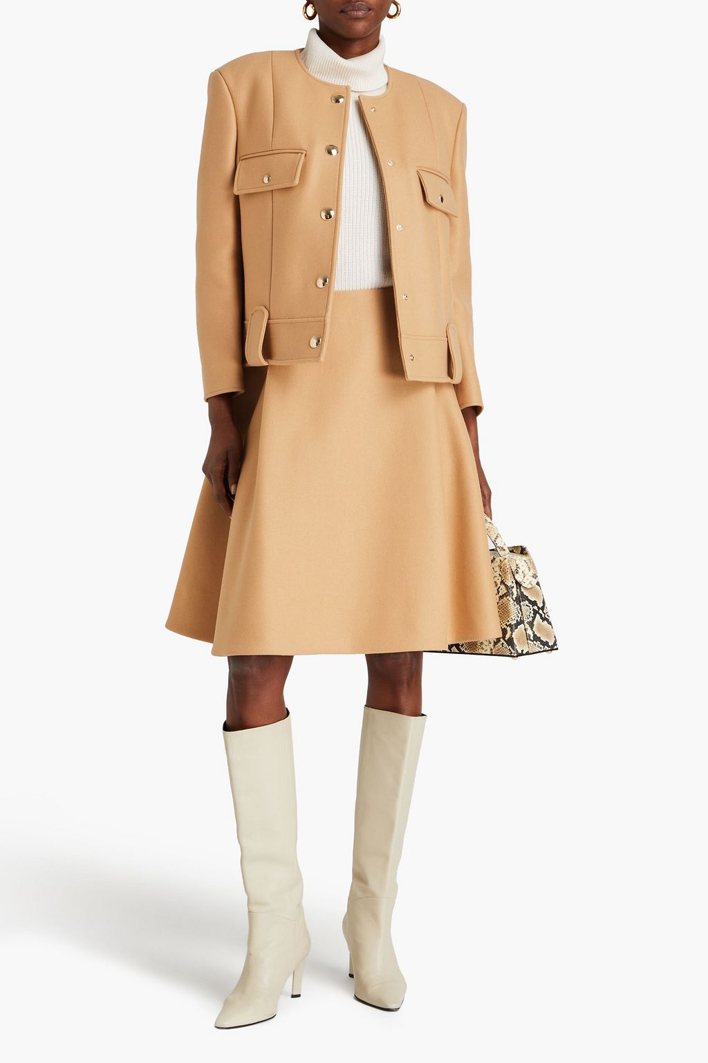 KHAITE Laybin Jacke aus einer Wollmischung