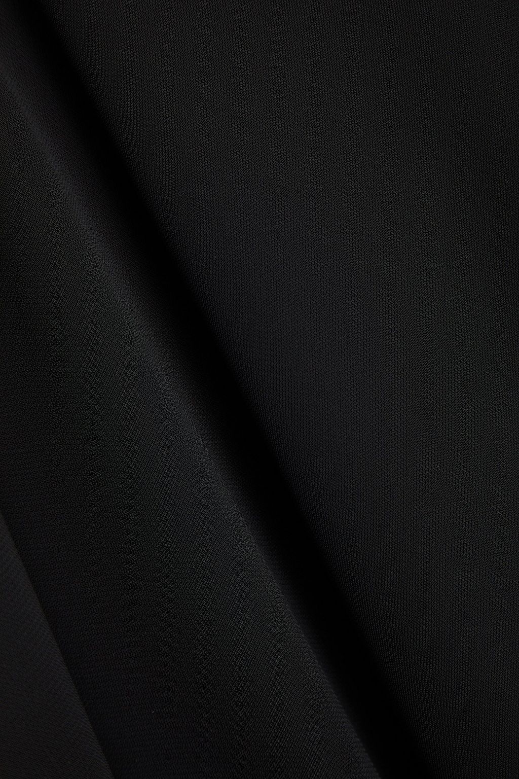 KHAITE Trina draped cutout crepe midi dress