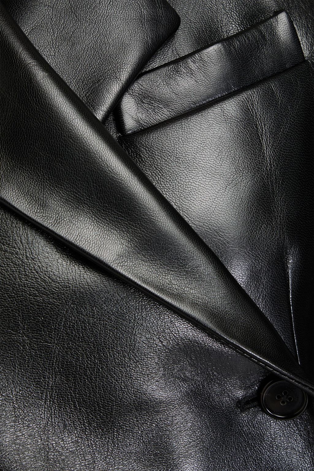 KHAITE Otero doppelreihiger Blazer aus Leder