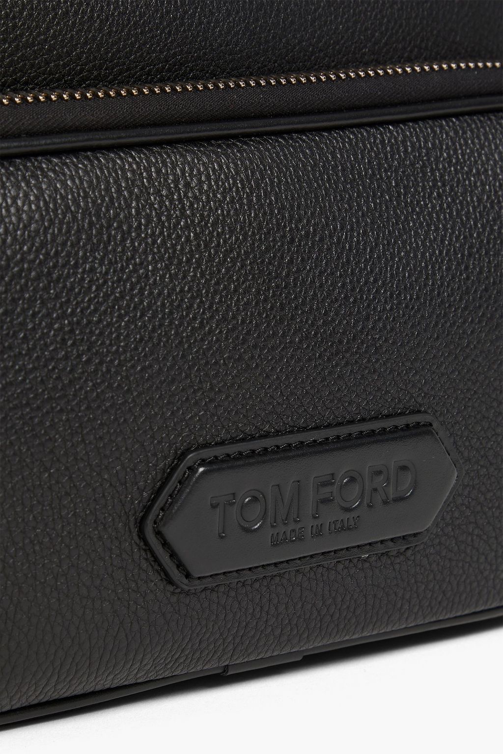 TOM FORD حقيبة ماسنجر من الجلد المُحبّب