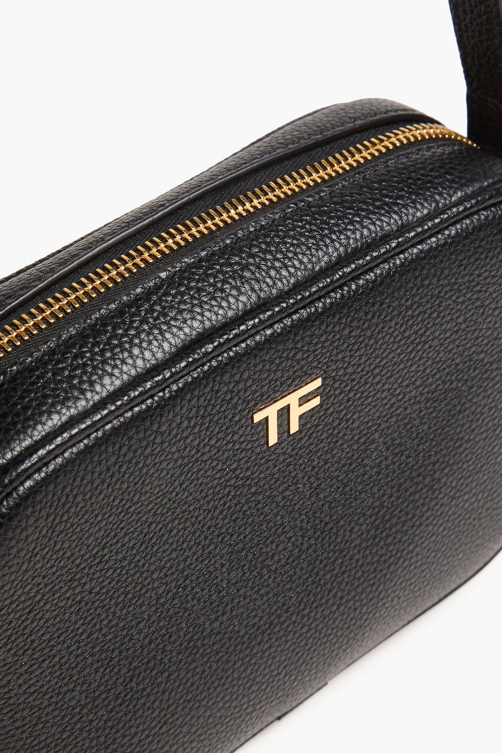 TOM FORD Pebbled-leather cross-body bag