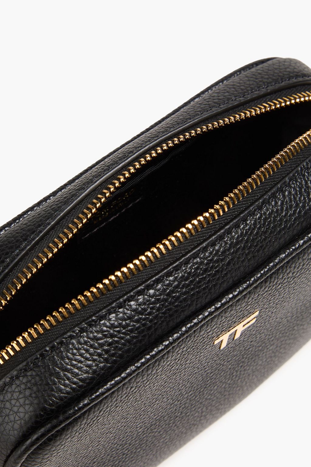 TOM FORD Pebbled-leather cross-body bag