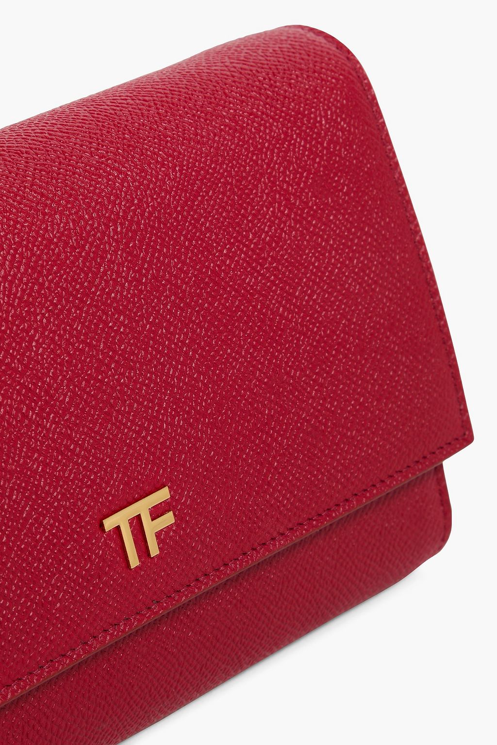 TOM FORD حقيبة كروس بودي من الجلد المُحبّب