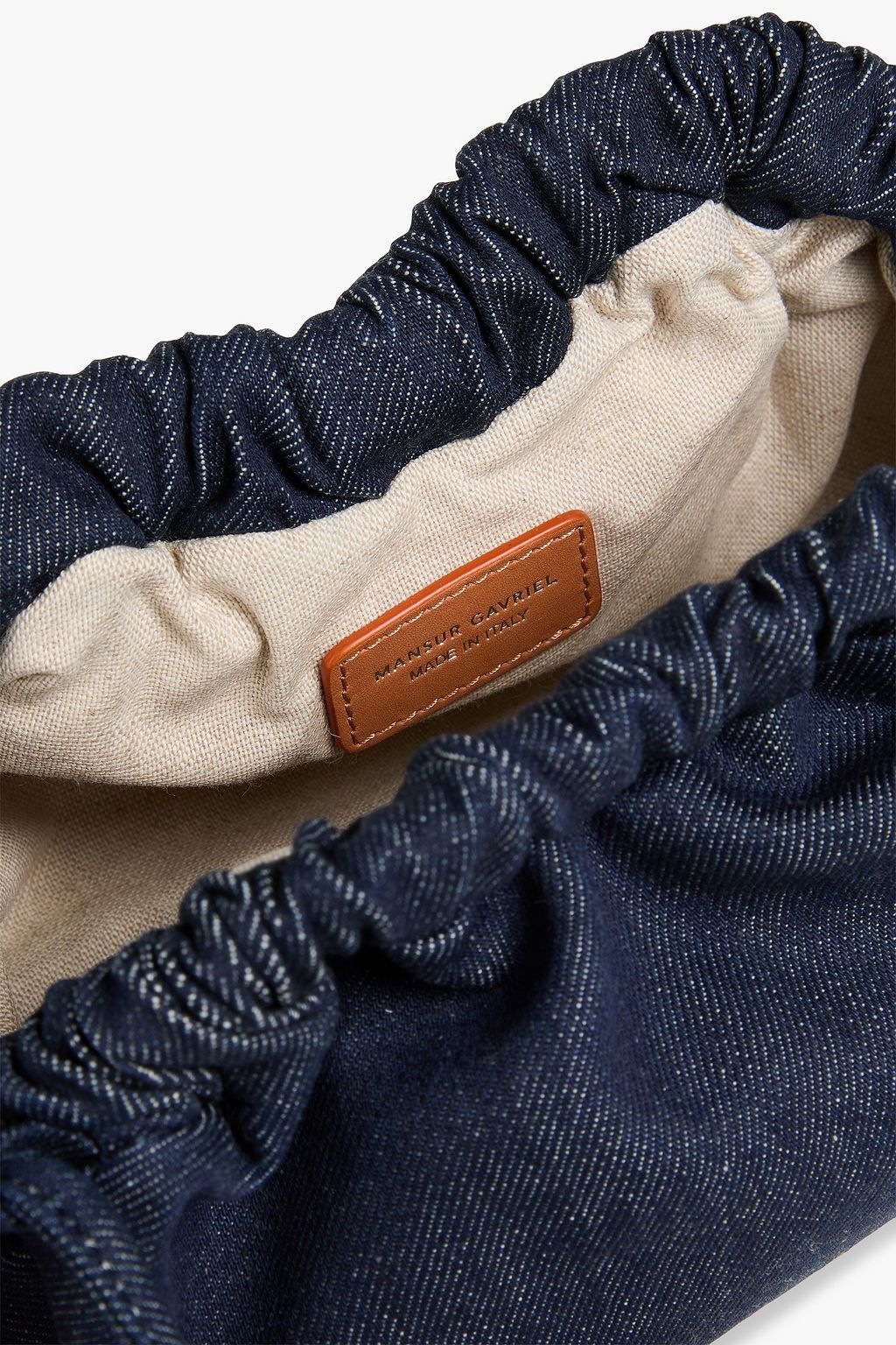 MANSUR GAVRIEL Denim clutch
