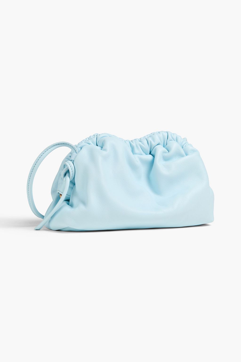 MANSUR GAVRIEL Gathered leather clutch