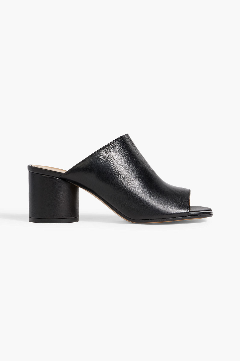 Tabi split-toe leather mules