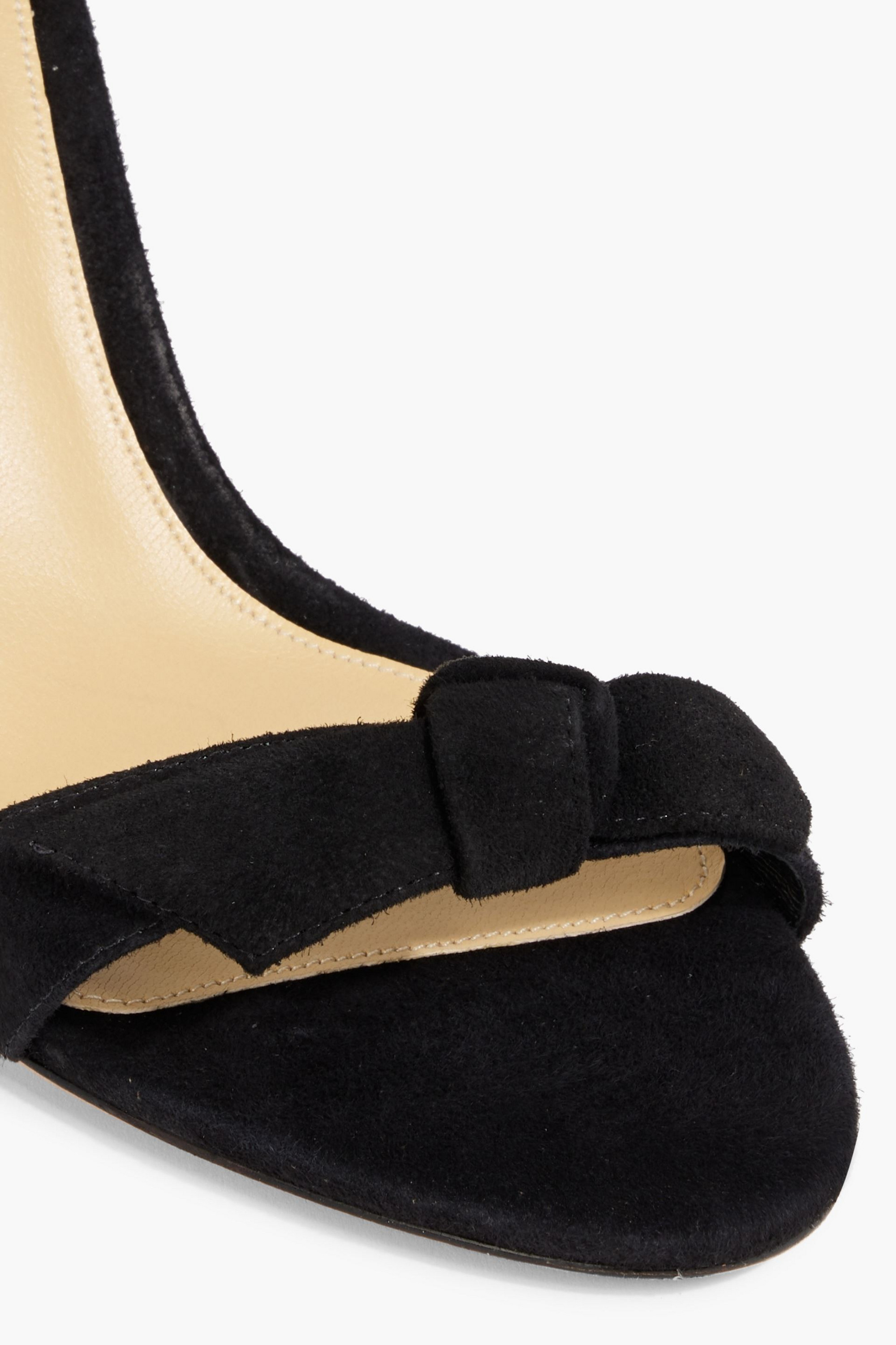 Alexandre Birman Clarita 75 bow-detailed suede sandals thumbnail