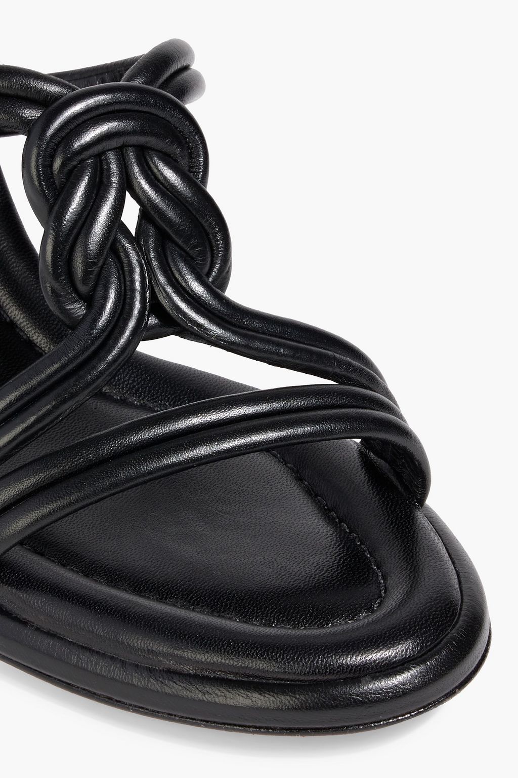 ALEXANDRE BIRMAN City Vicky 60 knotted leather mules