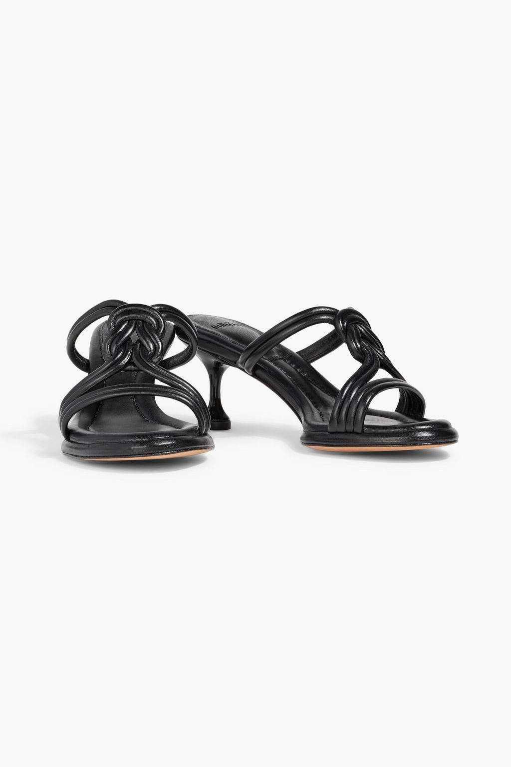 ALEXANDRE BIRMAN City Vicky 60 knotted leather mules
